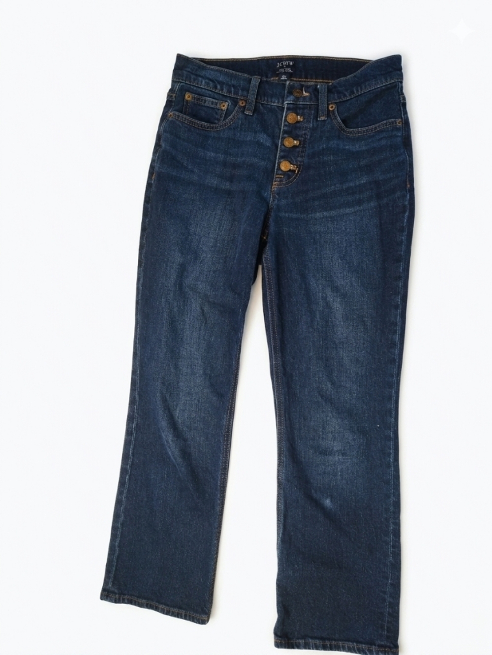 J.‎ Crew Mid Rise Flare Crop Jeans Size 26